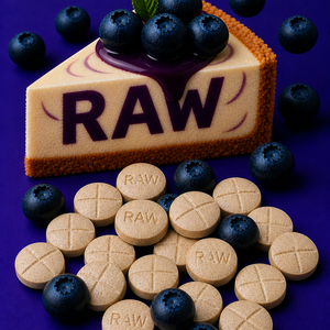 BLUEBERRY CHEESECAKE (DYE-FREE) - TOTAL ALKS 81.9MG (79MG 7-OH))