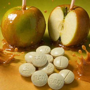CARAMEL APPLE MIT TABS - TOTAL ALKS 50.2MG (40.2MG MIT) - NO 7-OH