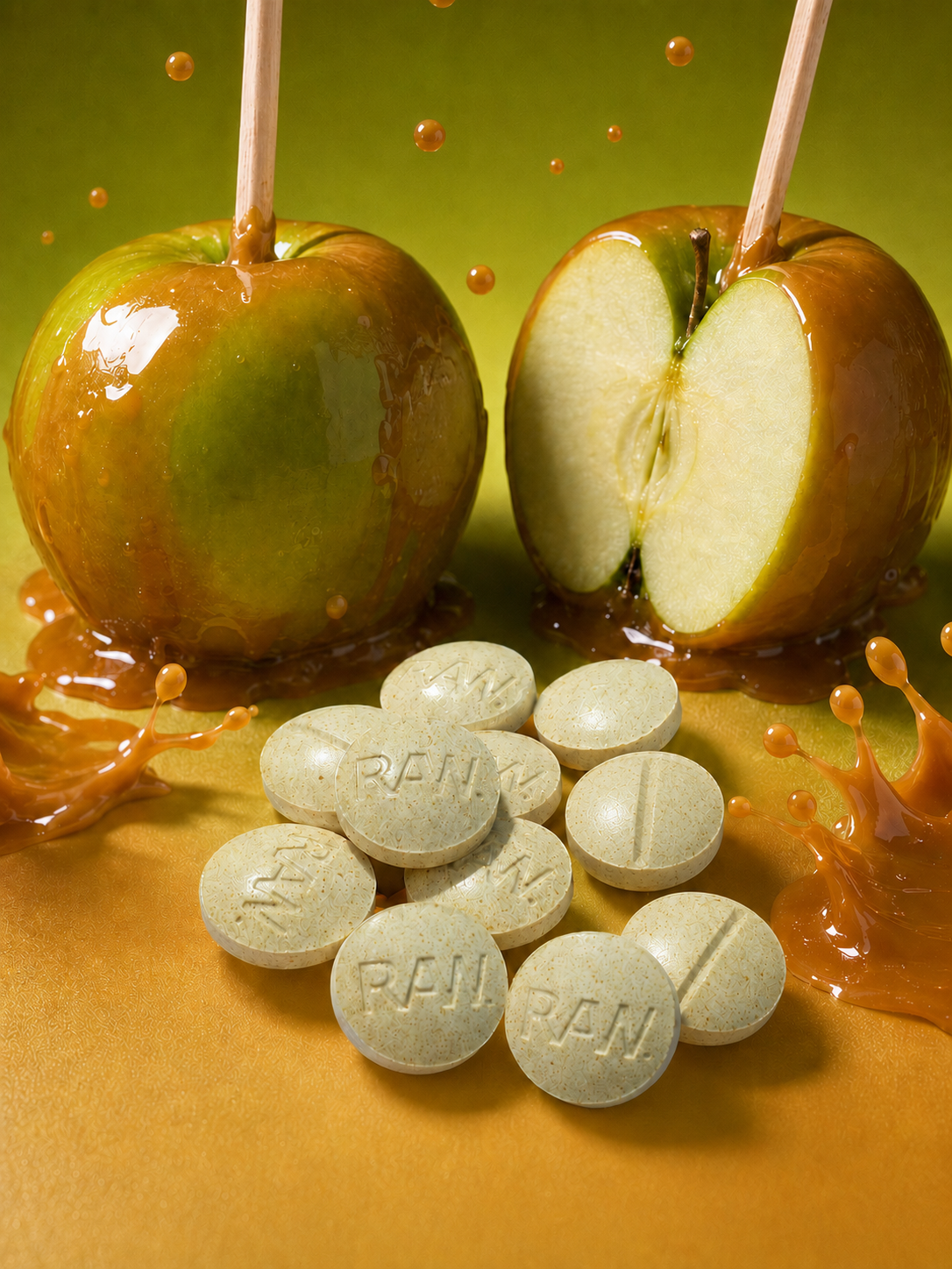 CARAMEL APPLE MIT TABS - TOTAL ALKS 50.2MG (40.2MG MIT) - NO 7-OH