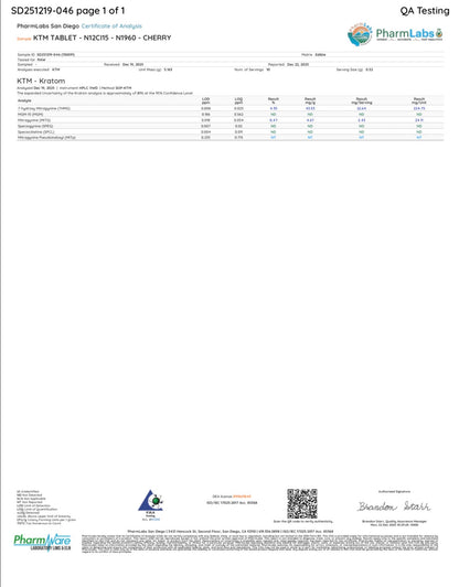 CHERRY ICY (DYE-FREE) - TOTAL ALKS 33.1MG (31.4MG 7-OH)