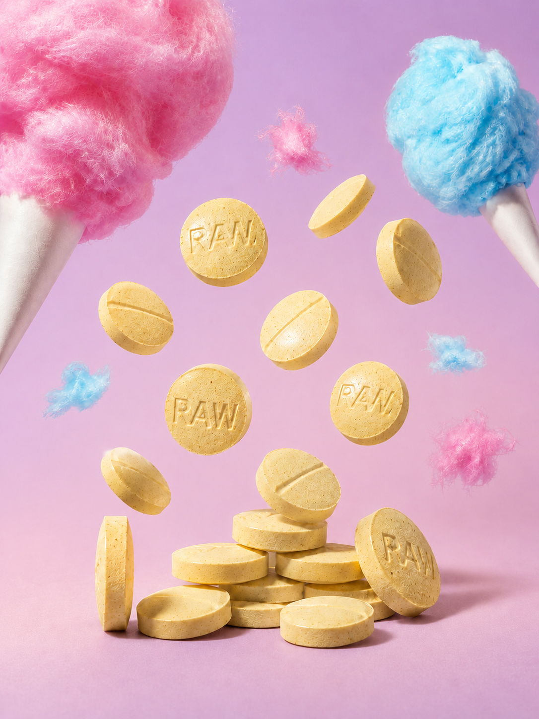 COTTON CANDY MIT TABS - TOTALK ALKS 50.7MG (40.6MG MIT) - NO 7-OH