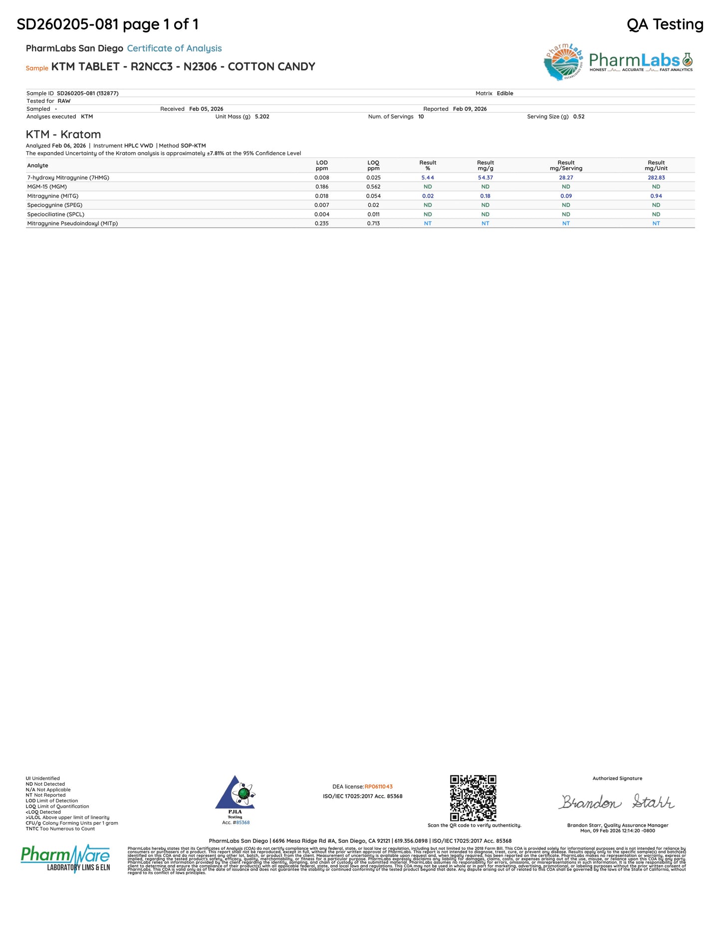 COTTON CANDY (DYE-FREE) - TOTAL ALKS 26.1MG (26.1MG 7-OH)