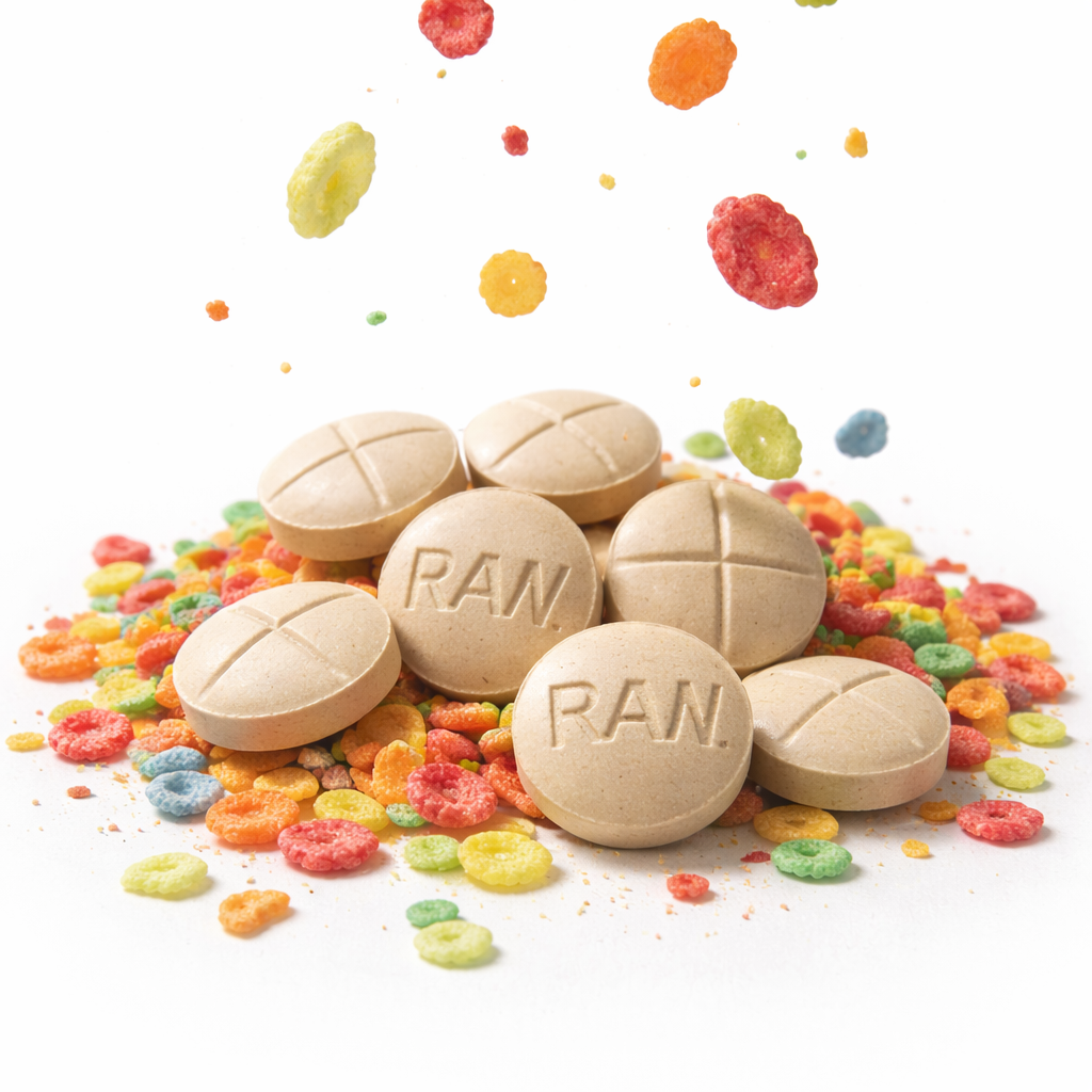 FRUITY PEBBLES MGM/MIT - TOTAL ALKS 51.2MG (17.5MG MGM/27.4MG MIT)