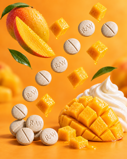 MANGO CREAM (DYE-FREE) | BATCH TESTED: 15.1MG TOTAL ALKS (13.9MG 7-OH) | BOTTLE LABEL: 12MG
