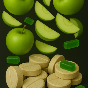 JOLLY GREEN APPLE (DYE-FREE) - TOTAL ALKS 18MG (18MG 7-OH)