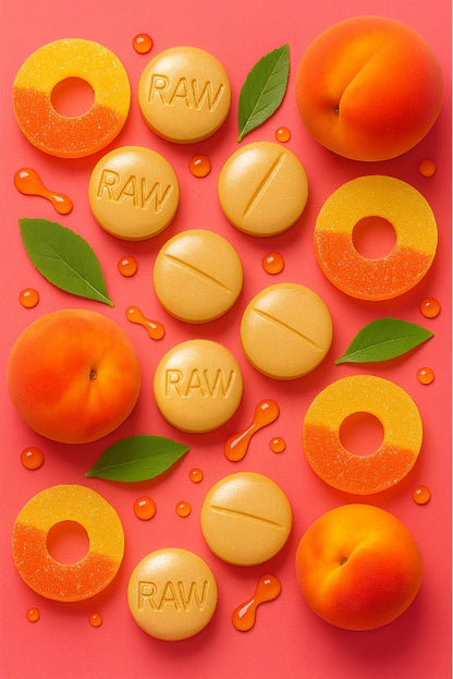 JUST PEACHY - 12MG (DYE-FREE) - TOTAL ALKS 15MG (13.3 MG 7-OH)