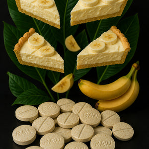 LIL' NANS' BANANA CREAM PIE 🍌🥧 (DYE-FREE) - TOTAL ALKS 18.9MG (18.5MG 7-OH)