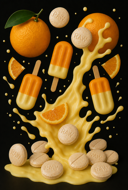 ORANGE DREAMSICLE (DYE-FREE) -  TOTAL ALKS 21.4MG (21MG 7-OH)