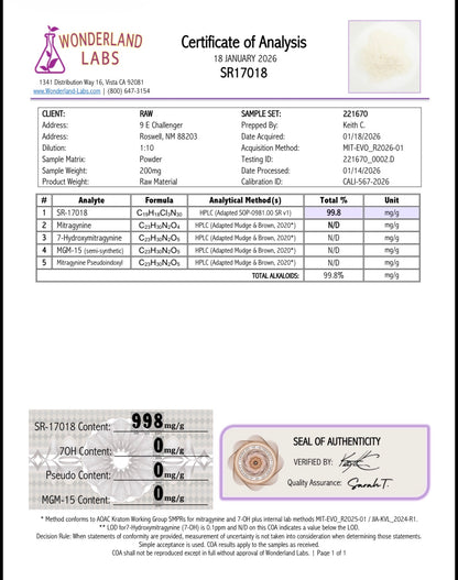 RESET MODE - SR-17018