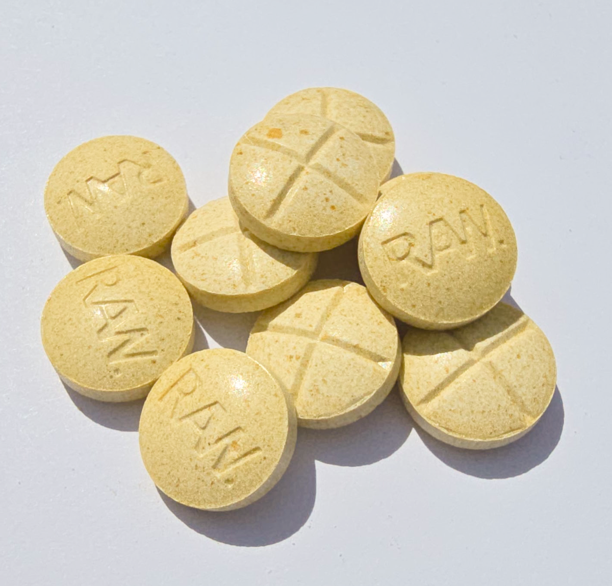 BLUE RAZ MIT TABS - TOTAL ALKS 74.7MG (59.8MG MIT) - NO 7-OH