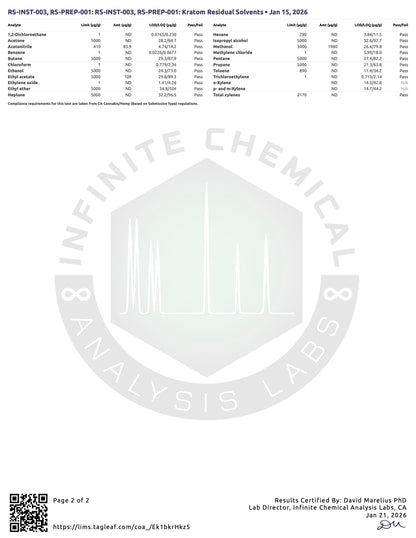 PLATINUM DOSE - TOTAL ALKS 99.1% (98% 7-OH)