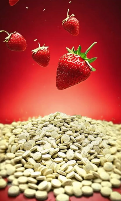 STRAWBERRY SNACKS 30MG (DYE-FREE)