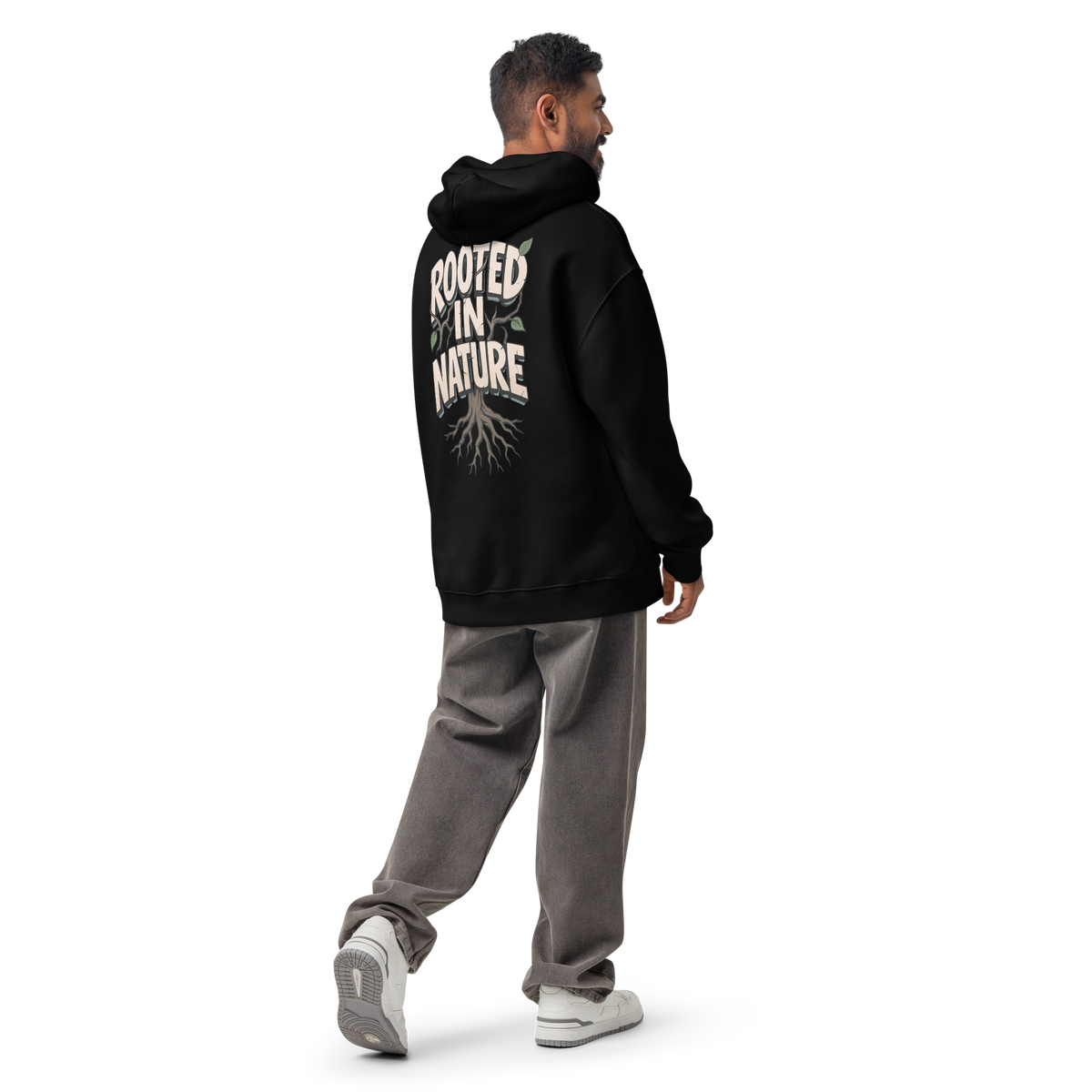 ROOTED IN NATURE - UNISEX OVERSIZED HOODIE